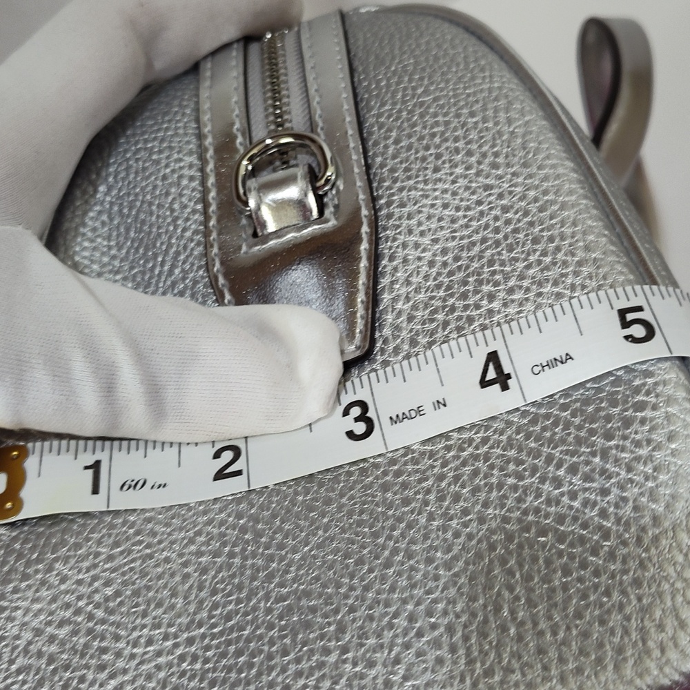 Michael Kors Silver Women's Bag with Twilly and Pom Pom - Picture 11 of 12